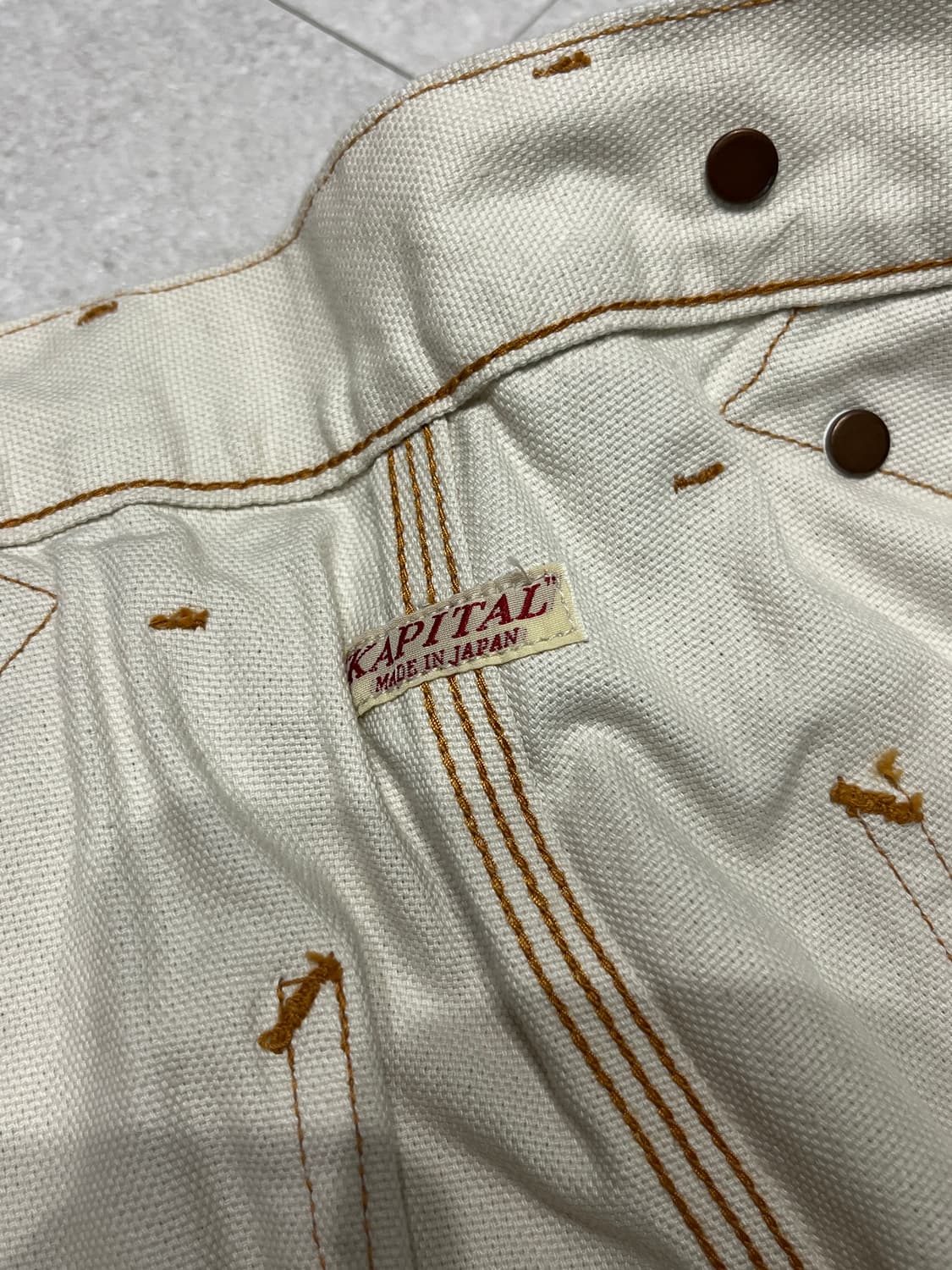 캐피탈 럼버팬츠 키나리 3사이즈 상품이미지6