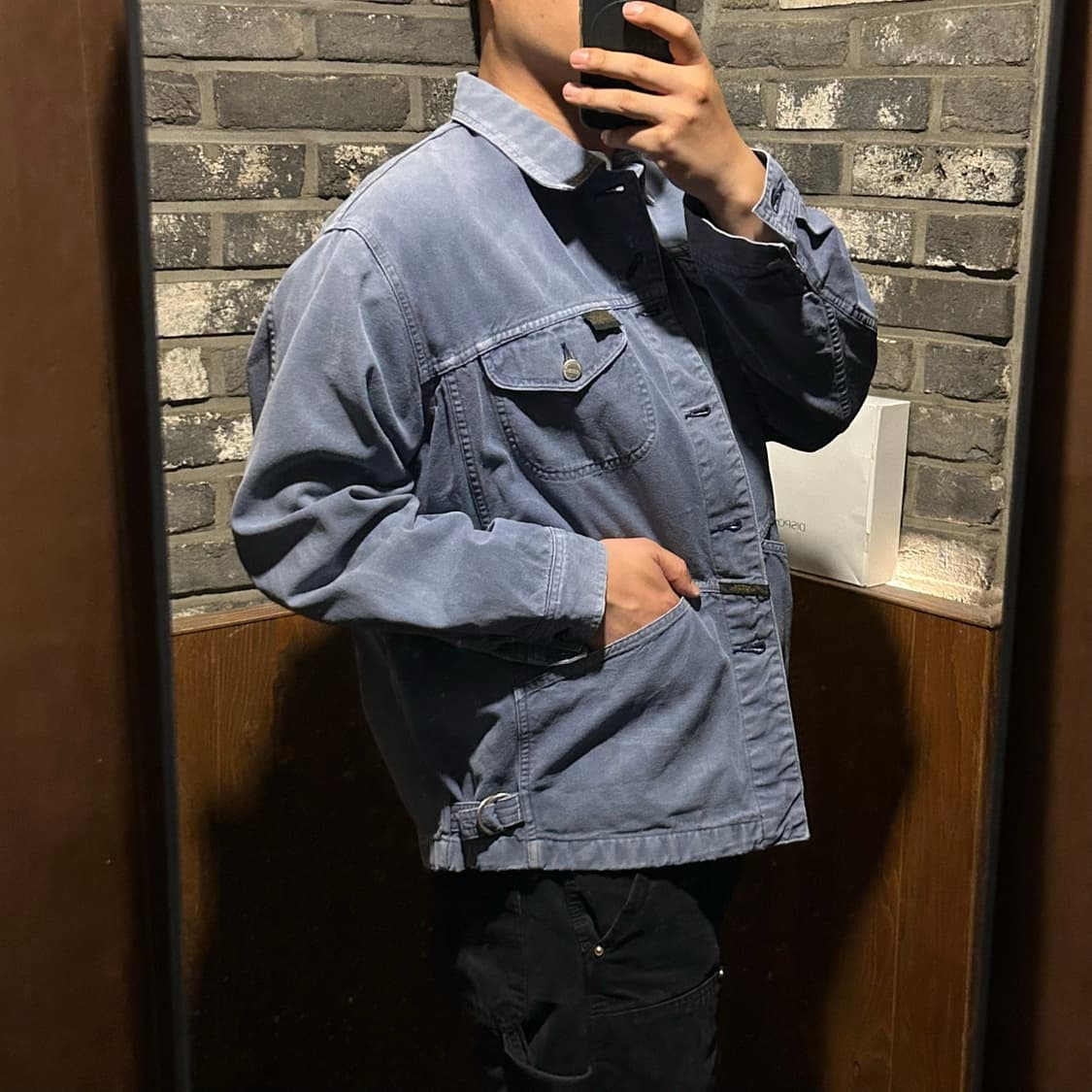 L) 마리떼 프랑소와 저버 90s 워시드 코튼 워크 자켓 상품이미지10