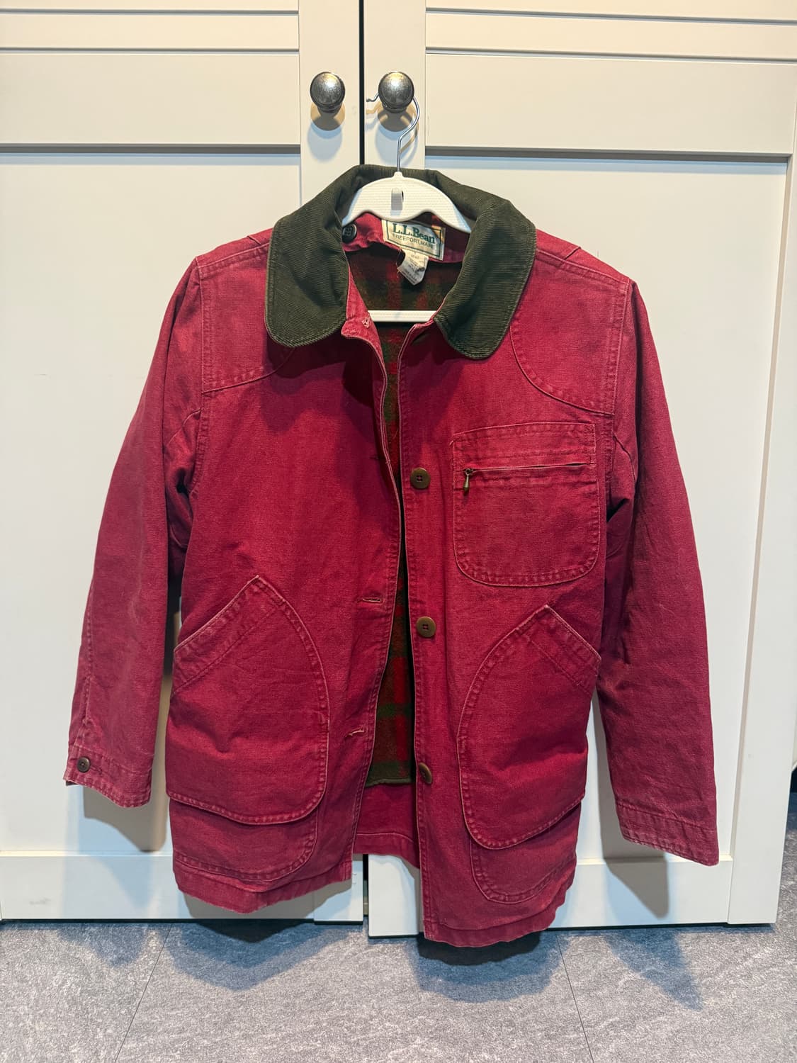 80s 엘엘빈 헌팅자켓 + 라이너  (착샷0) 상품이미지1