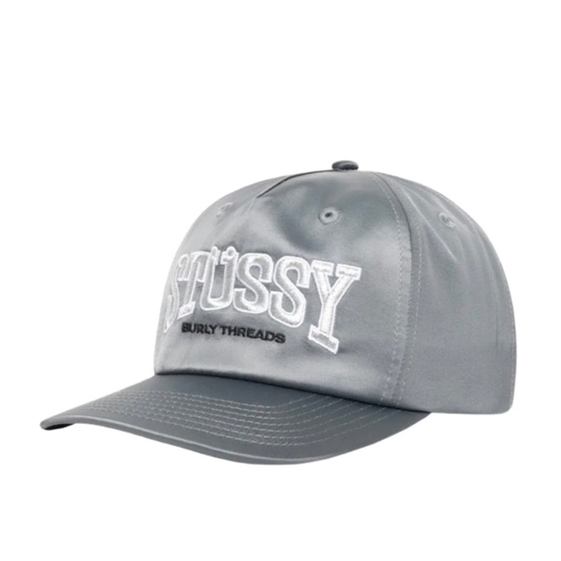 [스투시] 미드 뎁스 벌리 쓰레드 스냅백 그레이 상품이미지2