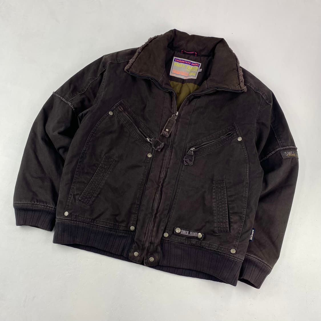 SMEX 빈티지 Y2K 디테일 코튼 집업 자켓 (105) 상품이미지1