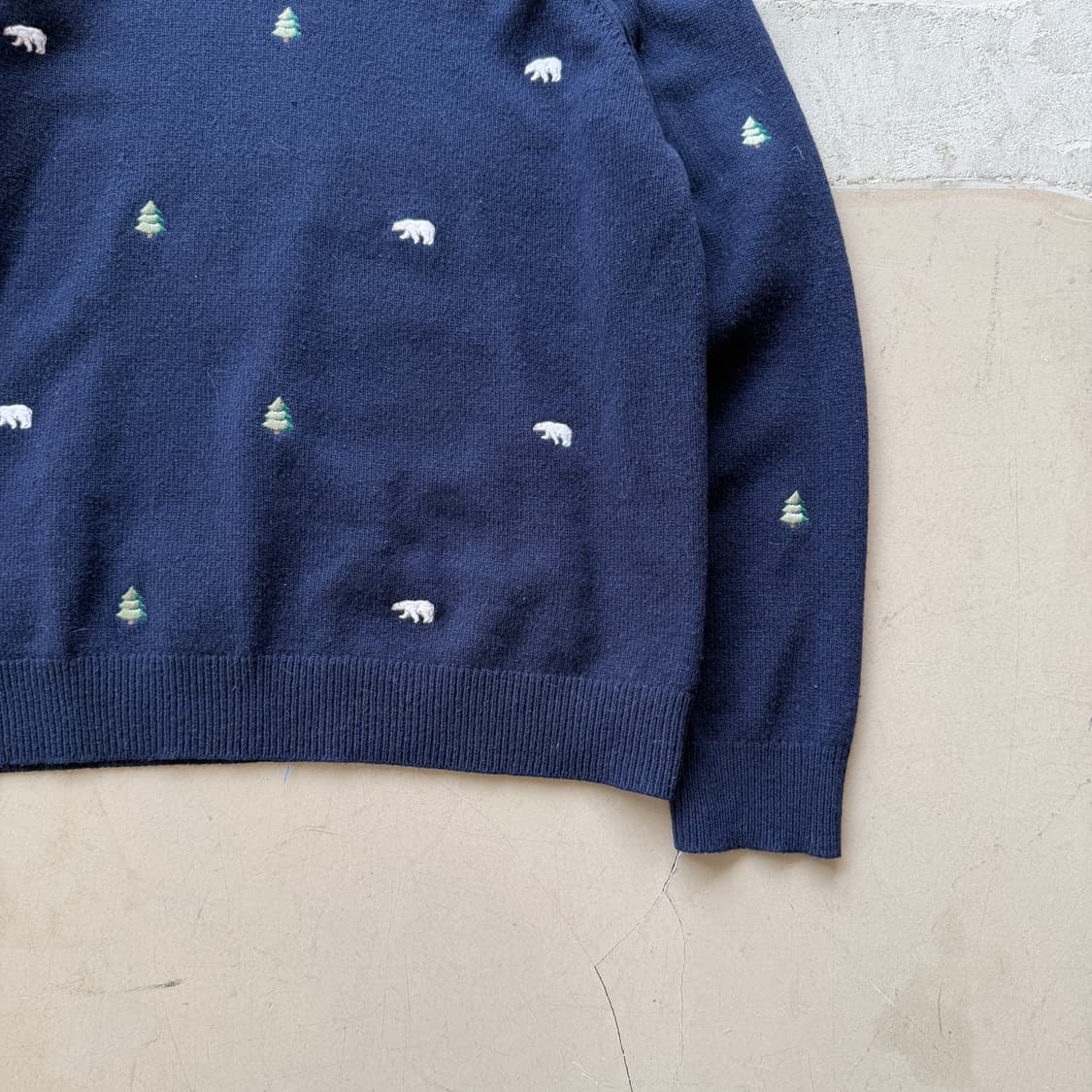 브룩스 브라더스 엠브로이드 니트 스웨터 상품이미지2