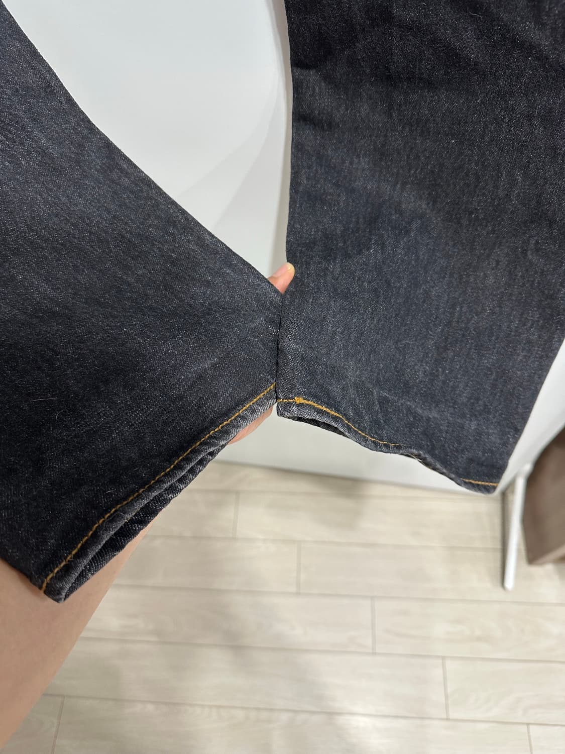 34] 리바이스 501 블랙 데님 상품이미지5