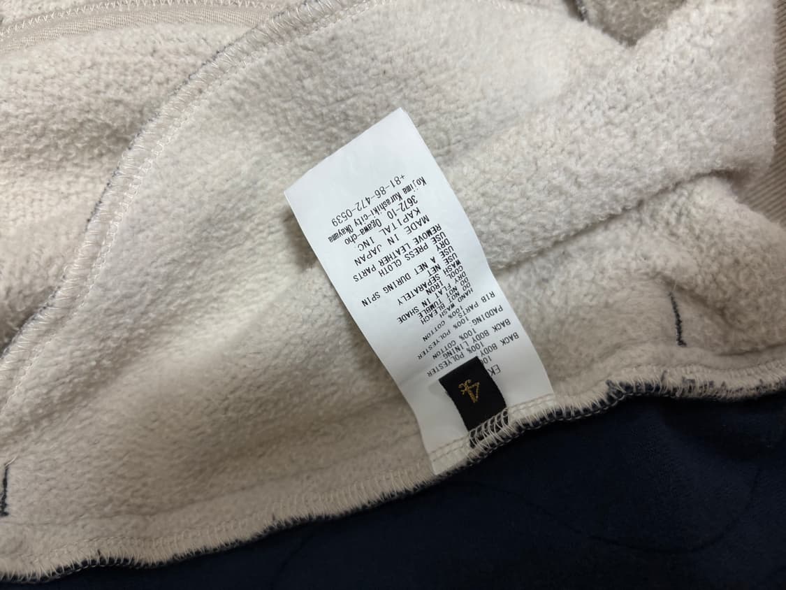 캐피탈 비부악 후드집업 블랙 상품이미지4