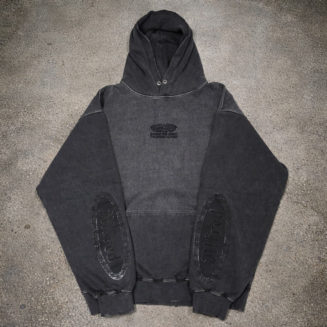 헤리티지플로스 알프레드 피그먼트 빈티지 후드 상품이미지1