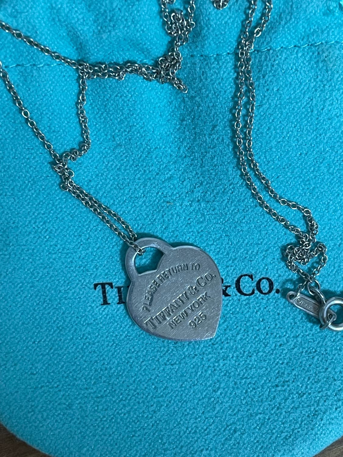 티파니 리턴투티파니 하트 태그 실버 스몰 목걸이 상품이미지2