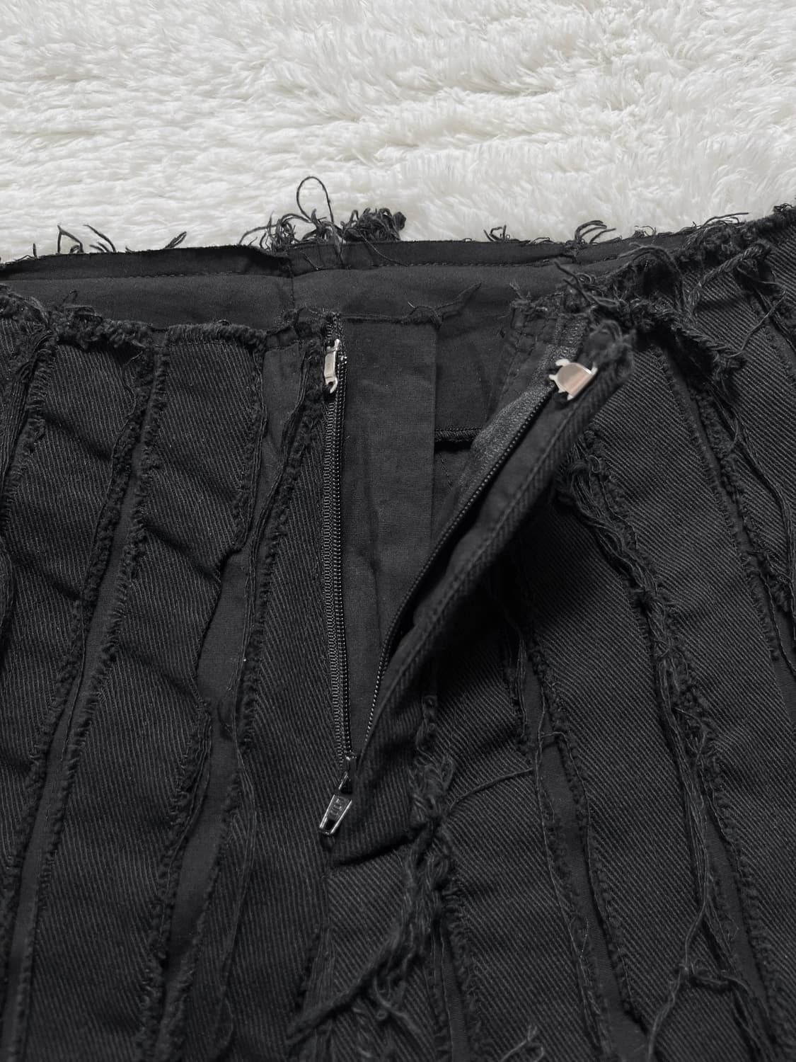 빈티지 디스트레스드 그런지 코튼 팬츠 상품이미지3