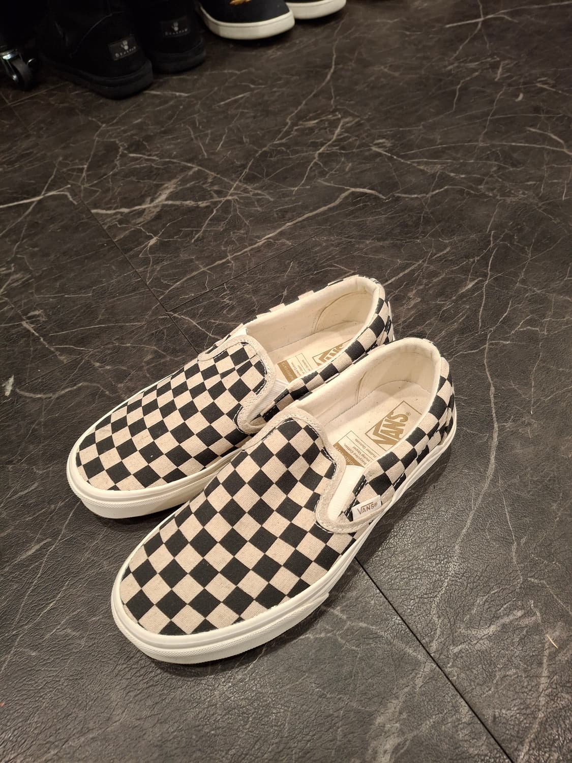 (마지막특가) 반스 체커보드 슬립온 240 상품이미지1