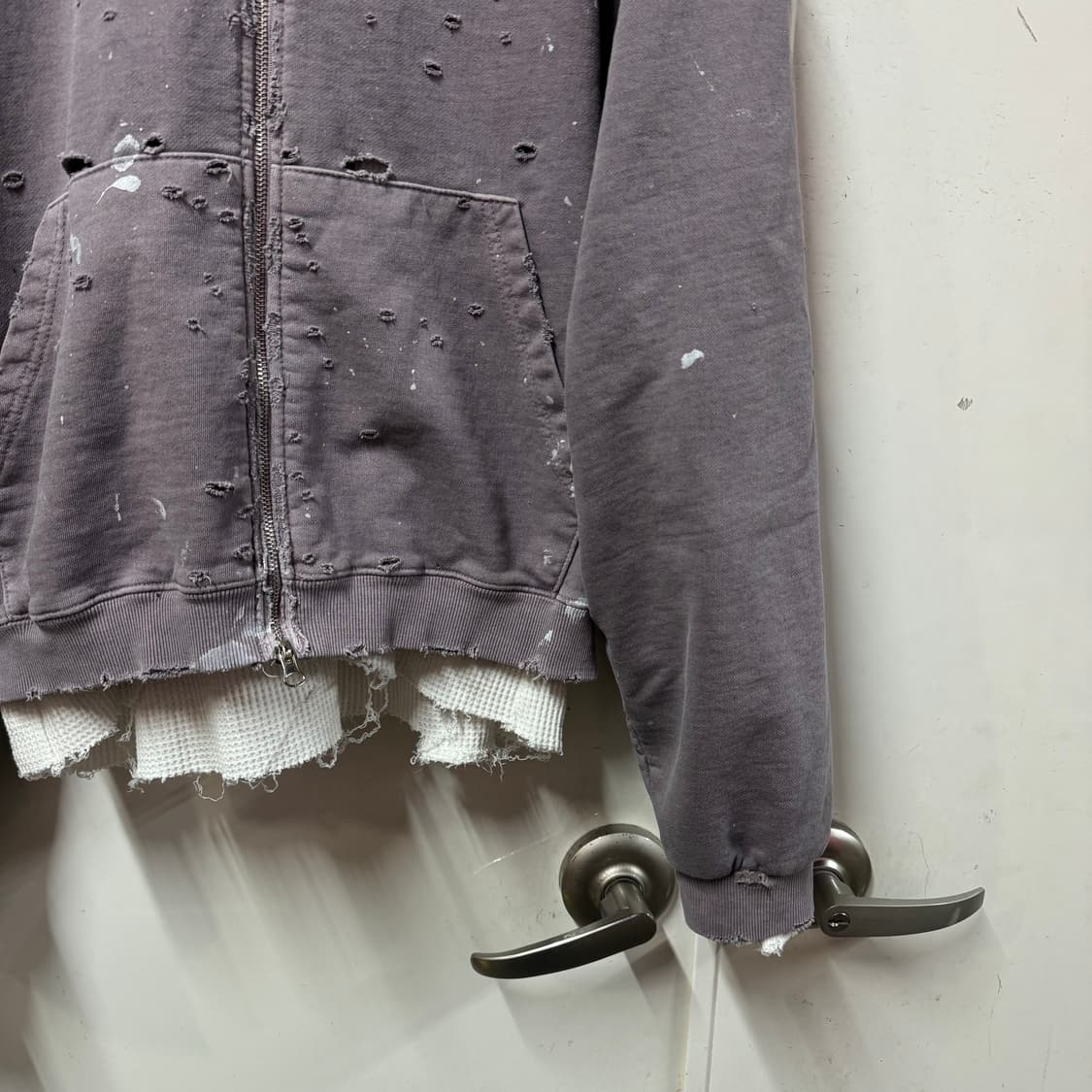 빈티지 피그 크롭후드집업 상품이미지5