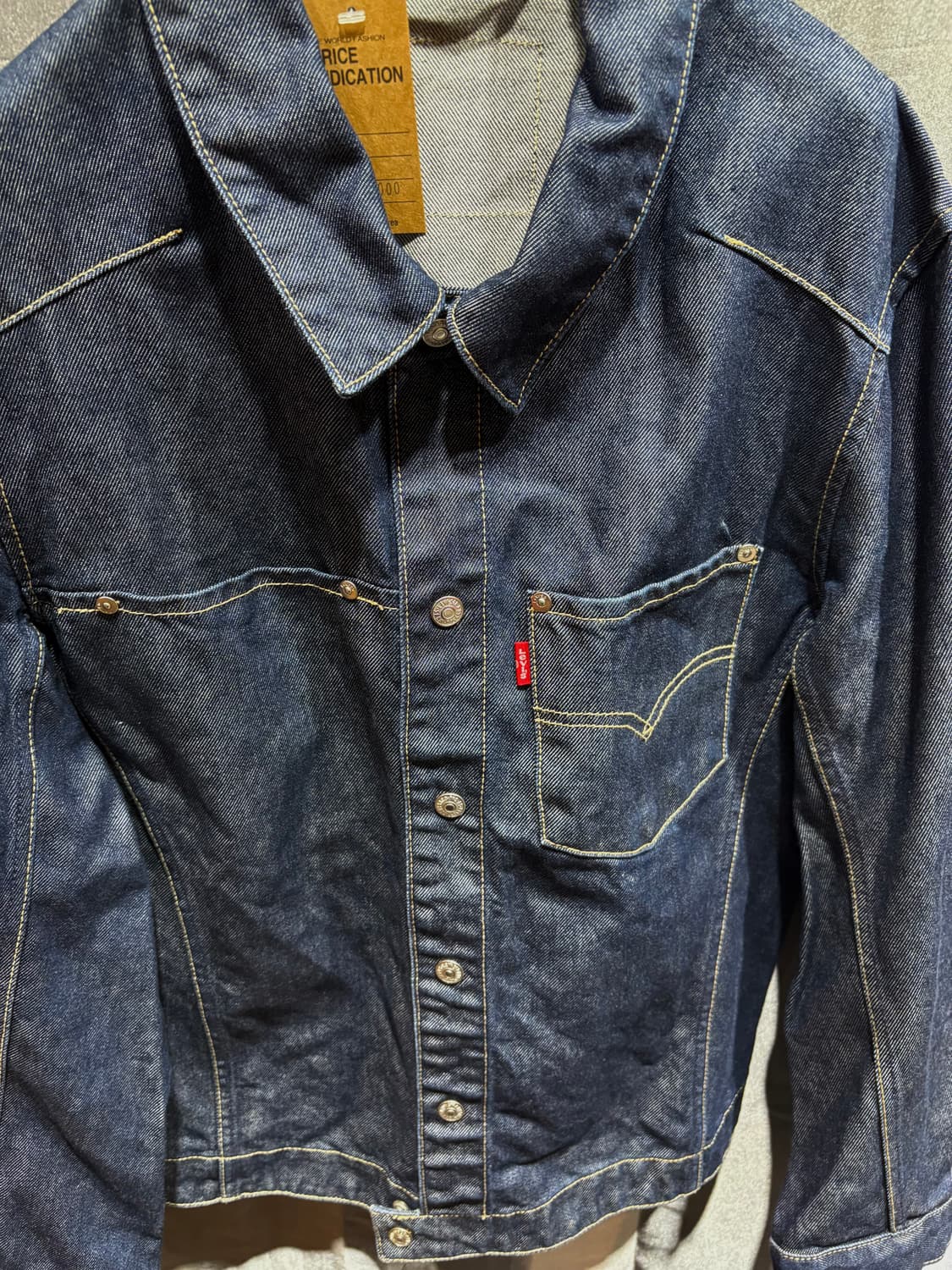 M LEVIS 리바이스 엔지니어드진 원포켓 데님자켓 상품이미지4
