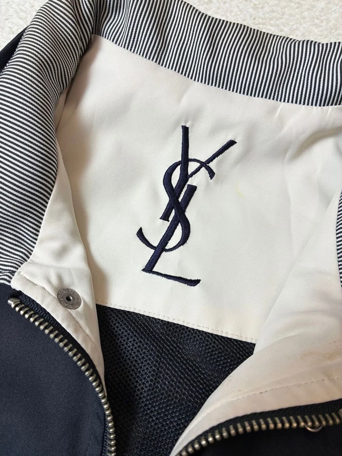 입생로랑 YSL 00s 자수로고 스윙톱 자켓 PN7523 상품이미지7