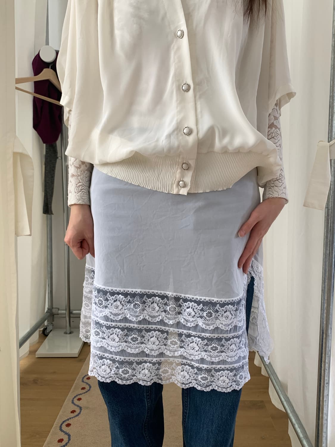 Angel lace slip dress 상품이미지3