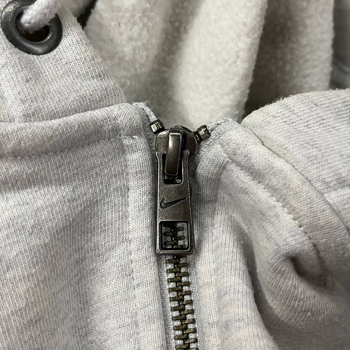 [정품/XXL] 나이키 회색 기모 후드집업 nrg b10 상품이미지7