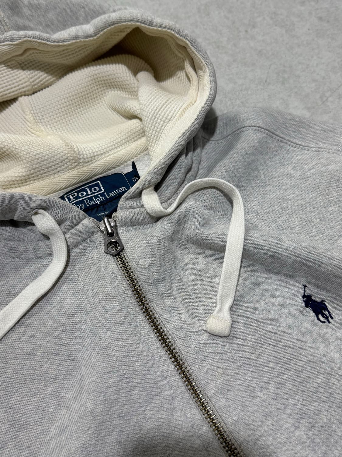 폴로 랄프로렌 그레이 후드집업  상품이미지2