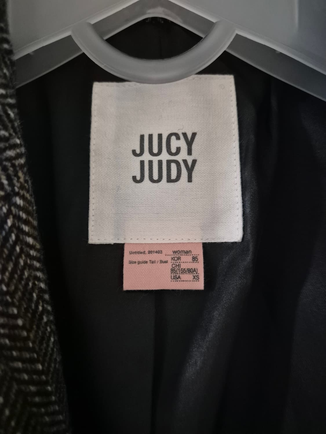 쥬시쥬디 여자 울 싱클코트 자켓 상품이미지4