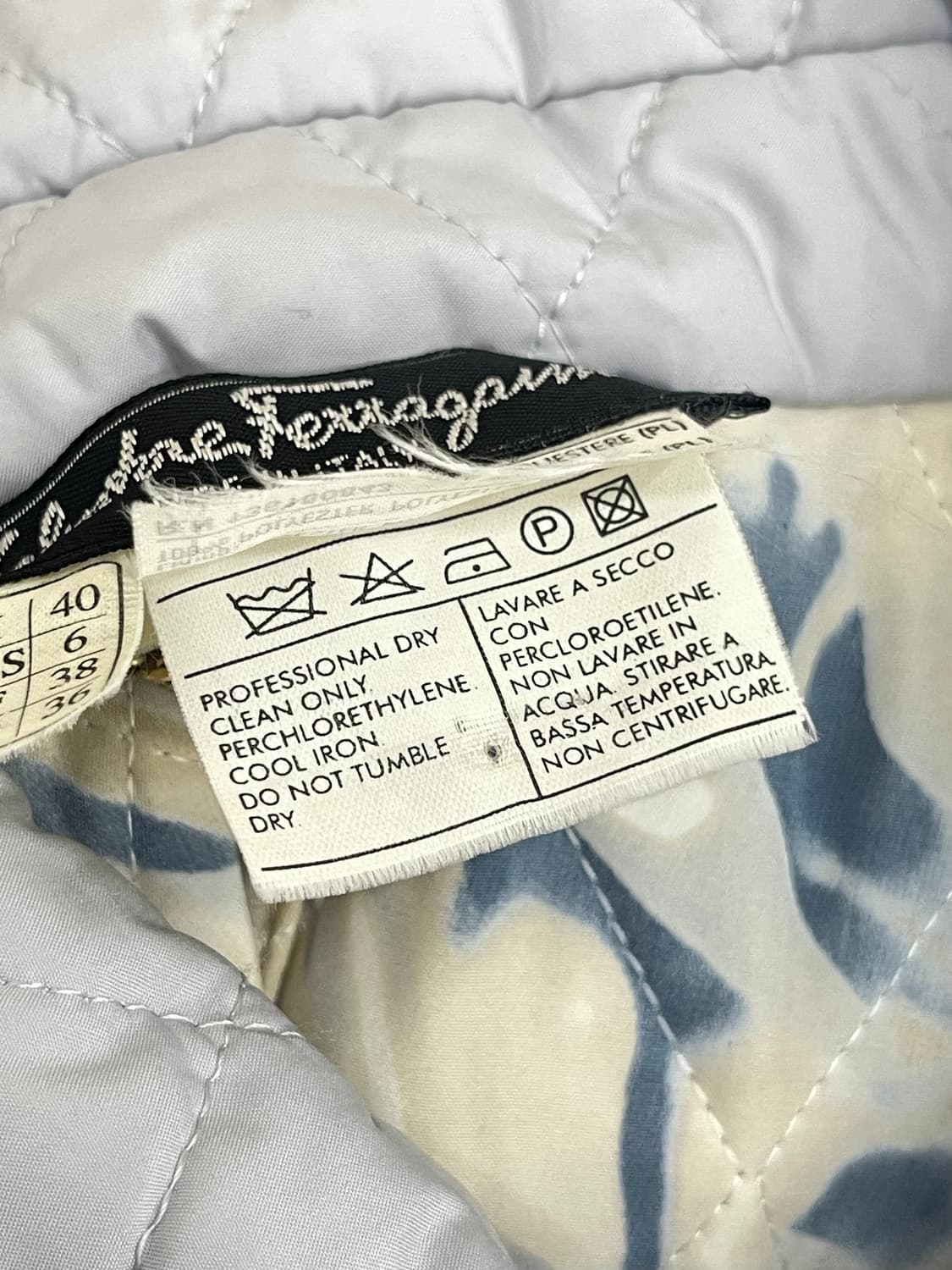 페라가모 퀼팅 자켓 상품이미지8