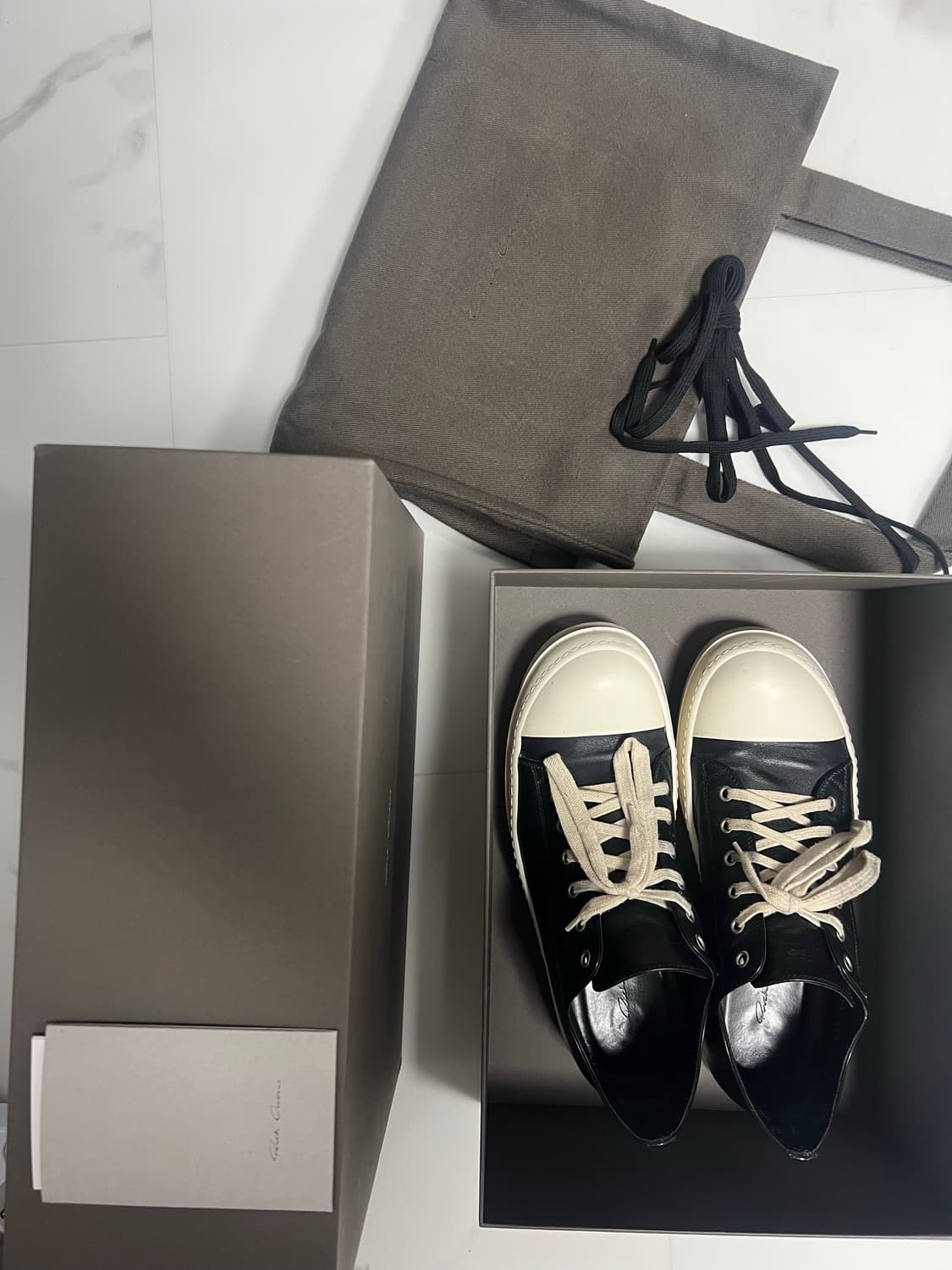 릭오웬스 라몬즈 로우 (릭컨) 41.5 상품이미지1