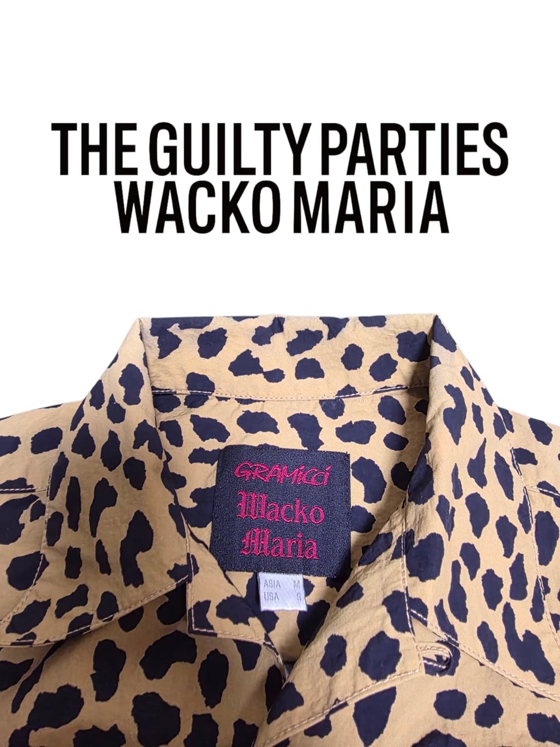 [M] Wackomaria x Gramicci 와코마리아 레오파드 셔츠 상품이미지4