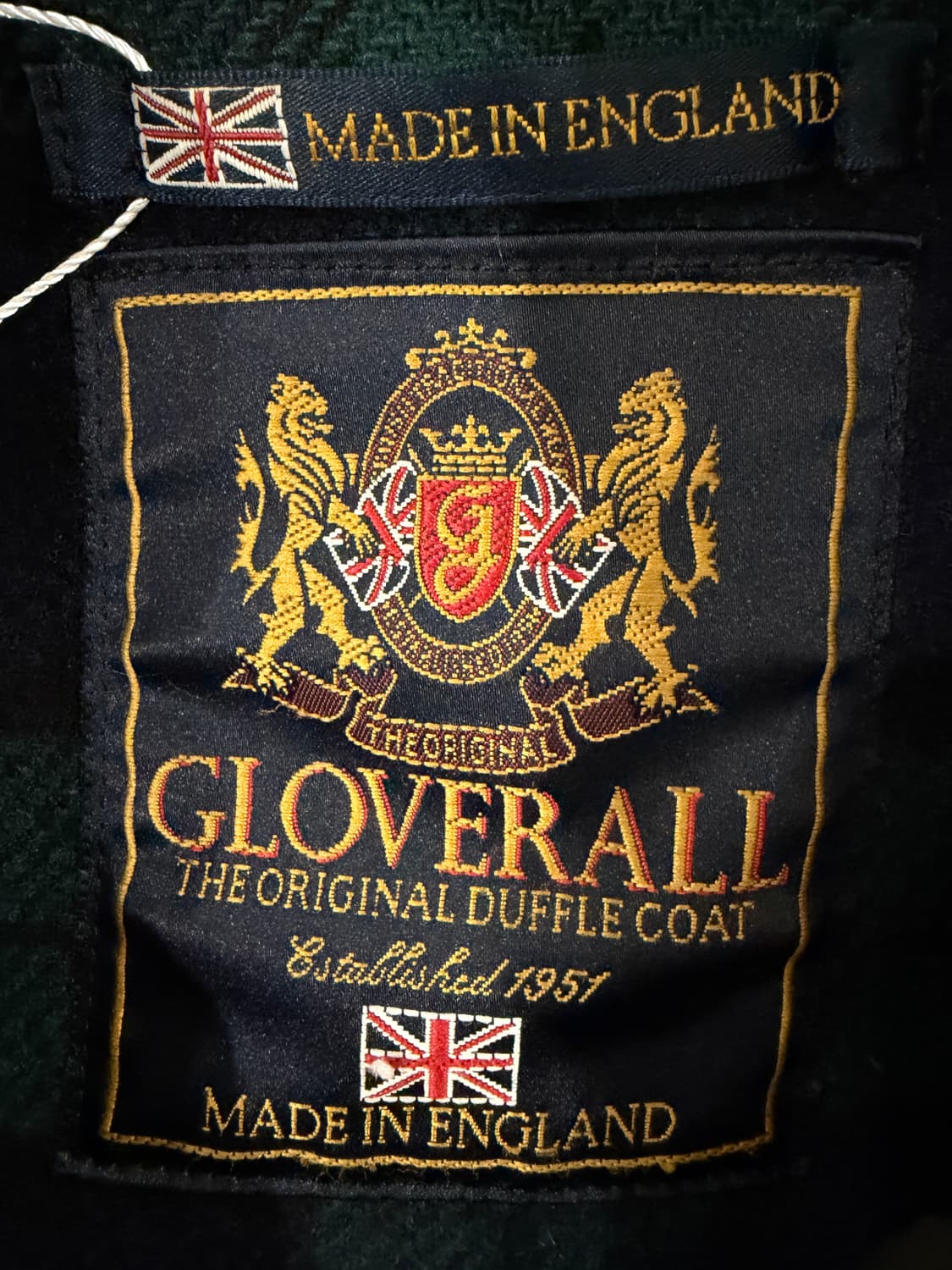 글로버올 울 더플 코트 상품이미지5