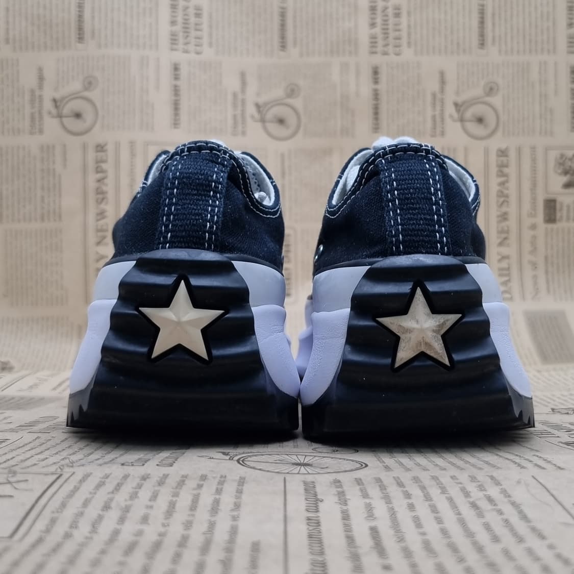 컨버스 런스타 하이크 블랙 로우운동화235 상품이미지4