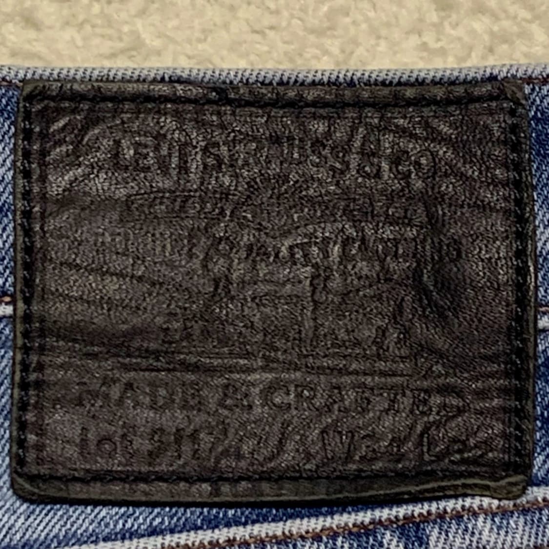 [표기 34, 실측 37] 리바이스 LMC 511 슬림핏 셀비지 데님팬츠 상품이미지6