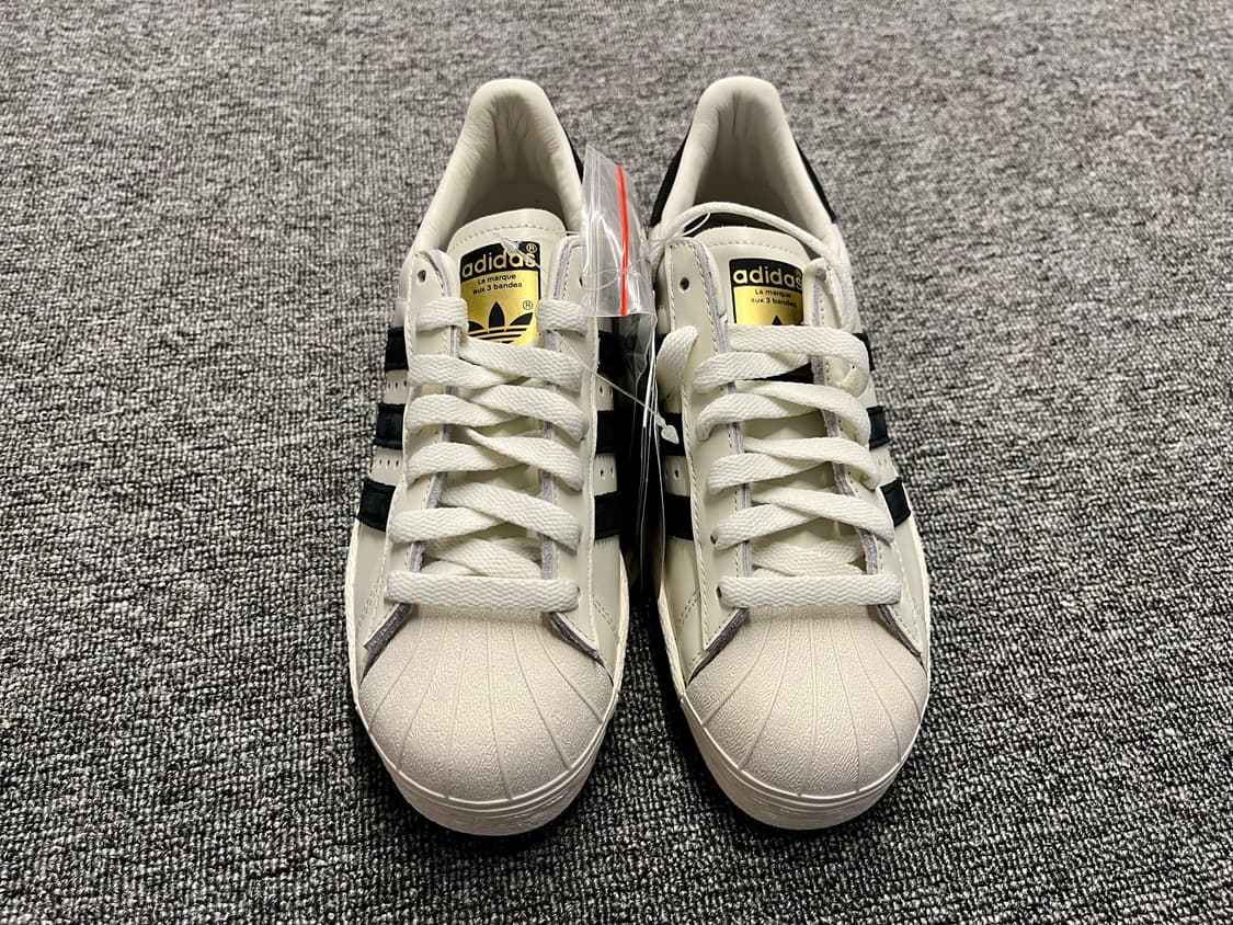 [220] 아디다스 슈퍼스타 80s 디럭스 빈티지화이트블랙 새제품  상품이미지2
