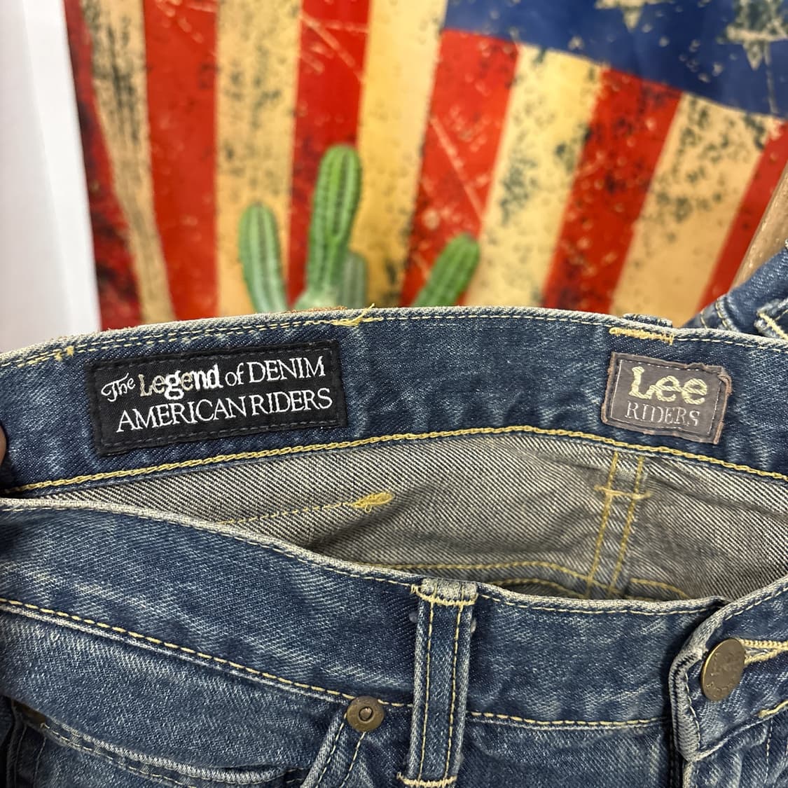 00s 리 아메리칸 라이더스 빈티지 워시드 데님팬츠 N901   상품이미지8