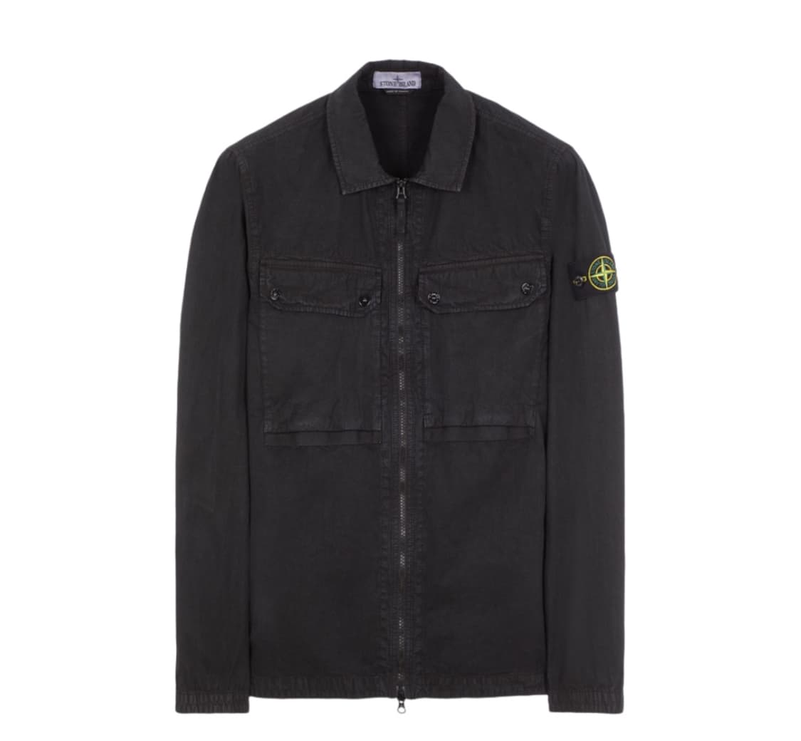 L 스톤아일랜드 브러쉬드 오가닉 코튼 오버셔츠 23FW 상품이미지1