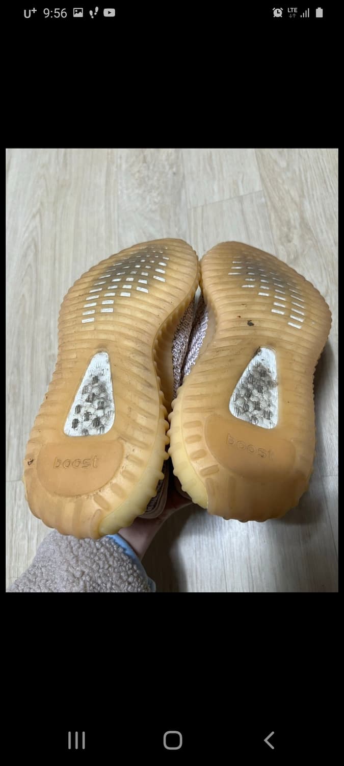 아디다스 이지부스트 핑크    220 상품이미지5