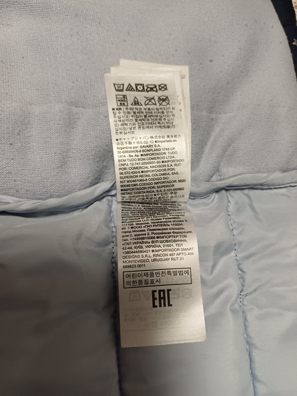 갭키즈(Gap Kids) 여아 별패턴 패딩 조끼 (L/140) 상품이미지8