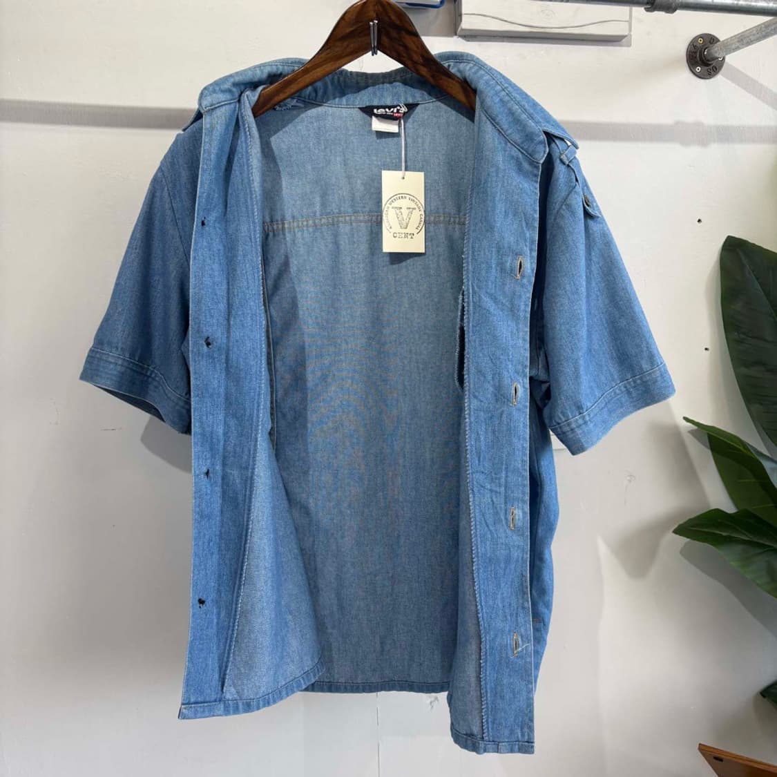 리바이스 80s made in usa 데님셔츠 상품이미지9
