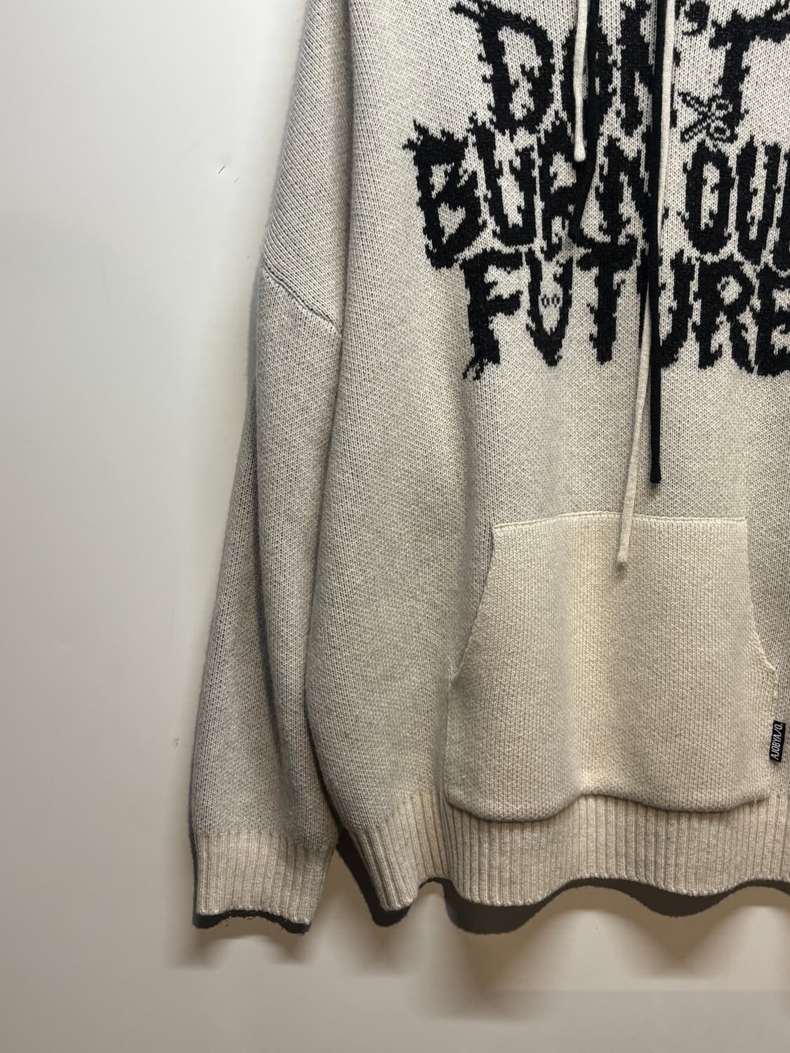 AjobyaJo 니트 후드티 아이보리 상품이미지3