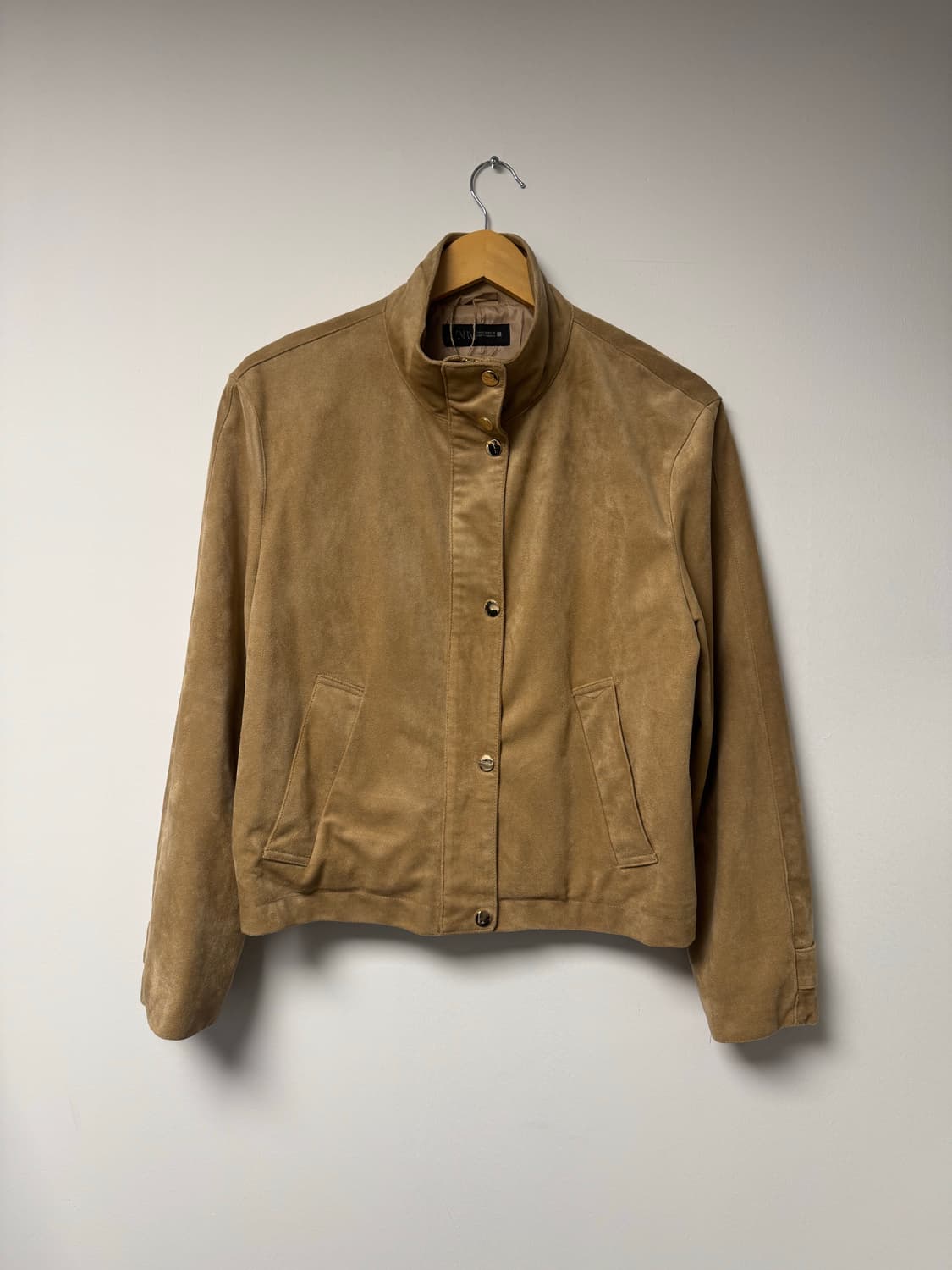 zara 자라 스웨이드 버튼업 금장버튼 자켓 M 상품이미지5