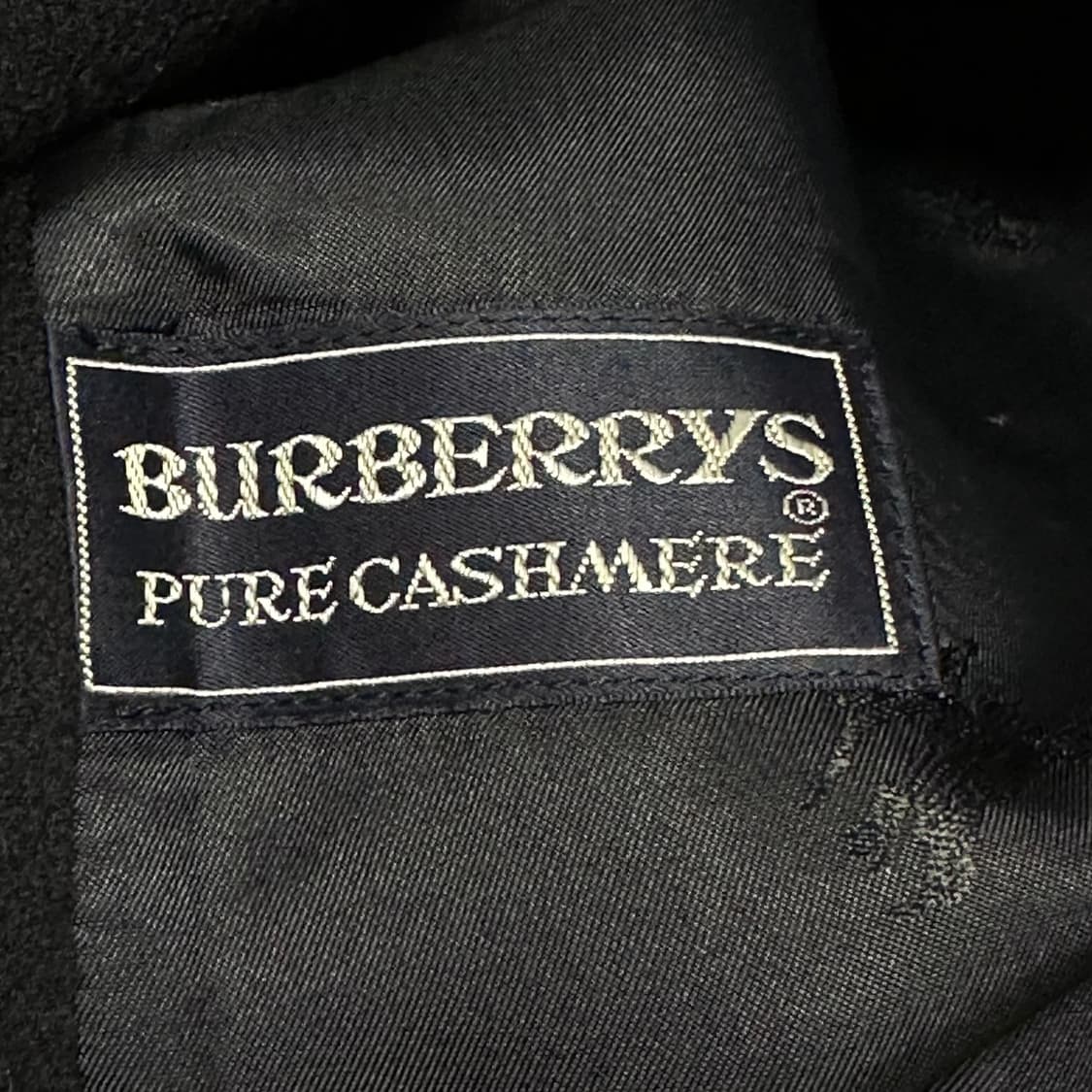 M 버버리 캐시미어 네이비 코트 상품이미지5