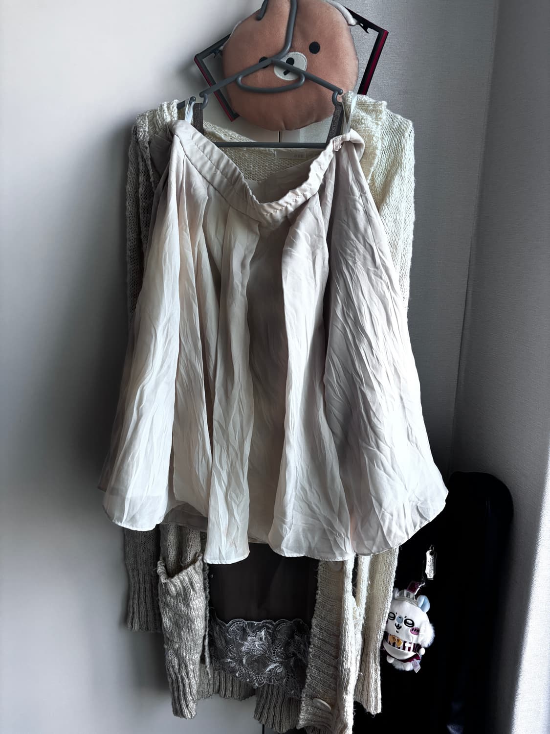 브라운 슬립 가디건 코디세트 상품이미지3