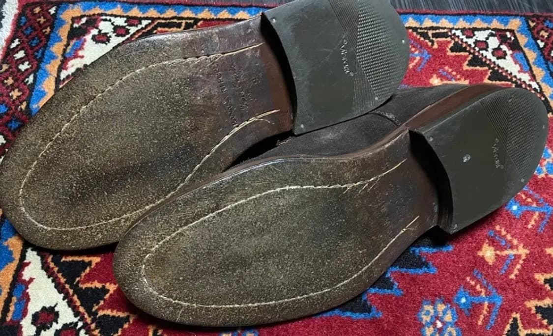 바나나리퍼블릭 핸드메이드 이태리 한정판 9  270 알든 rrl 더비 상품이미지6