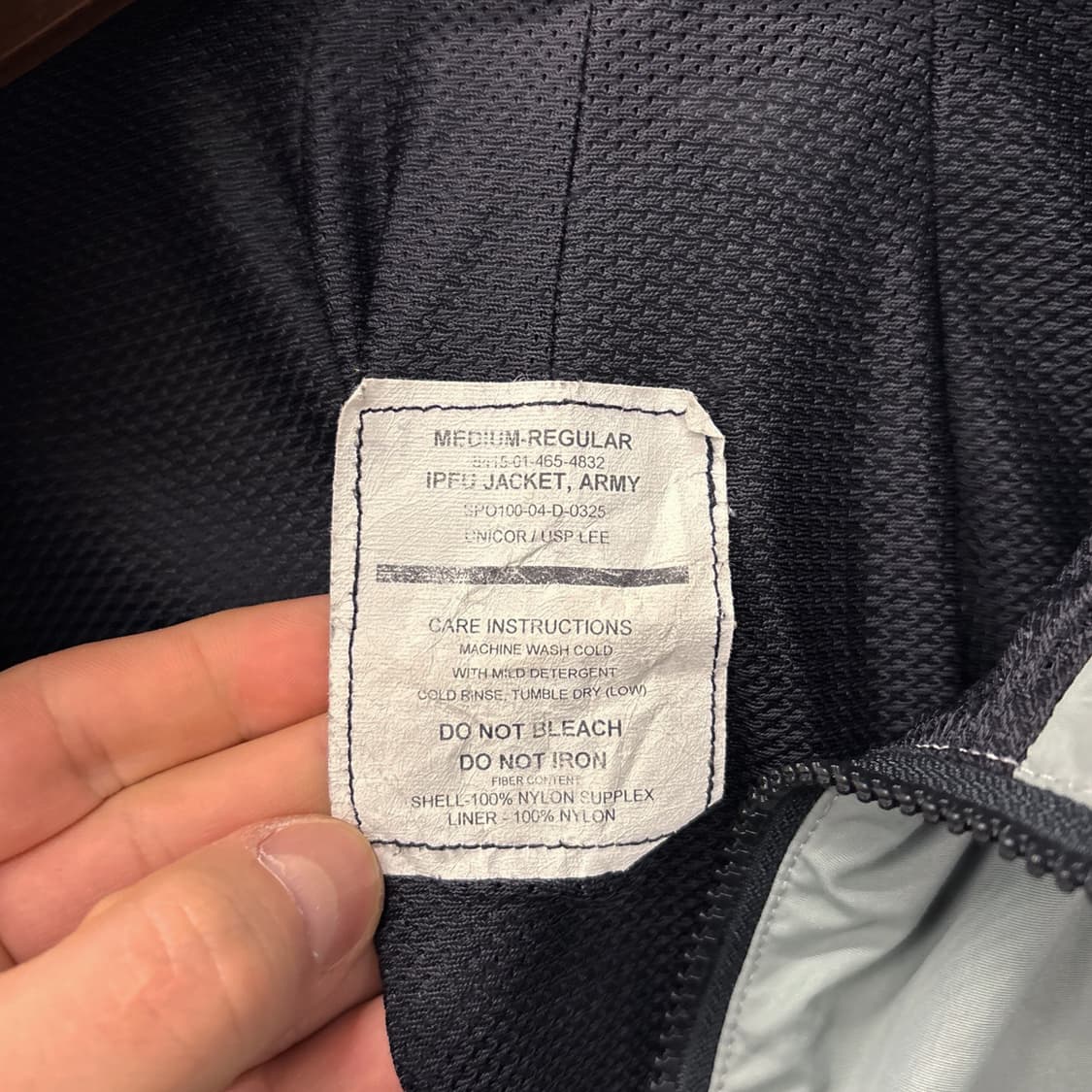M/R 90s IPFU 1세대 US ARMY 브이스카치 바람막이 N819 상품이미지8