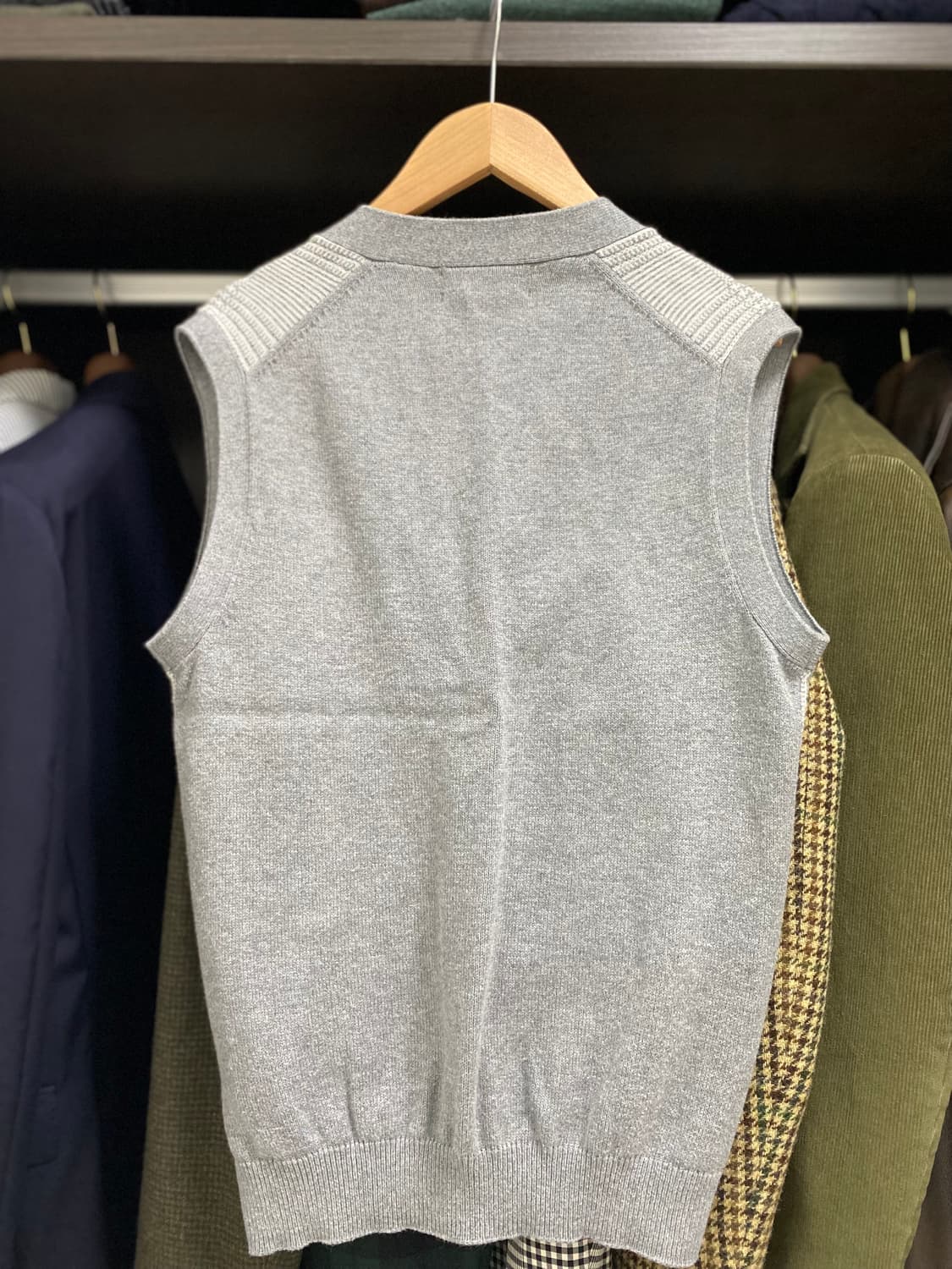 브룩스 브라더스(Brooks Brothers) 글랜체크 니트 베스트 상품이미지3