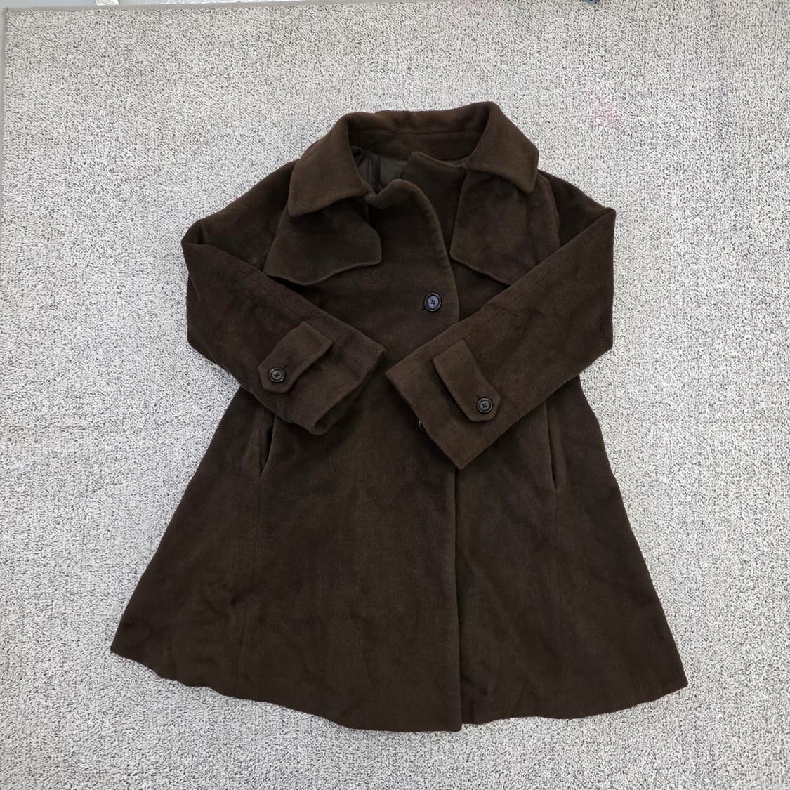 [실측확인] 타임 여성 울혼방 자켓 코트 0119J 상품이미지1