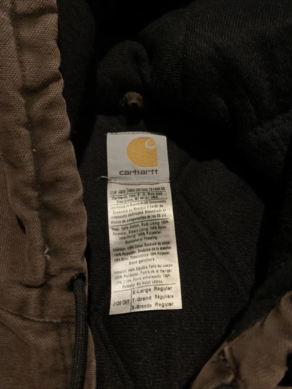 칼하트 J130 덕 엑티브 자켓 상품이미지3