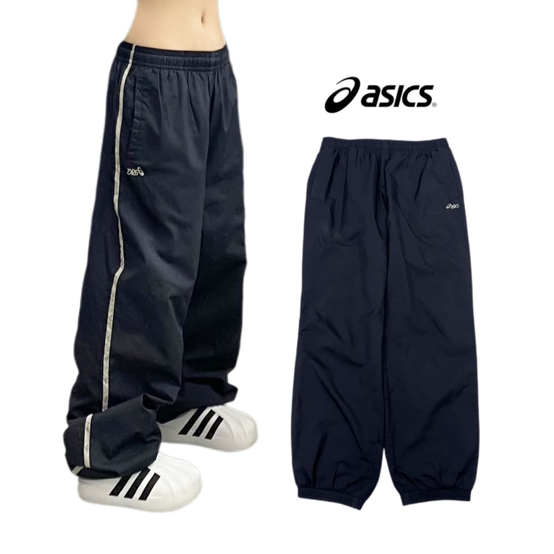 아식스 00s 올드스쿨 바람막이 트랙팬츠 상품이미지1