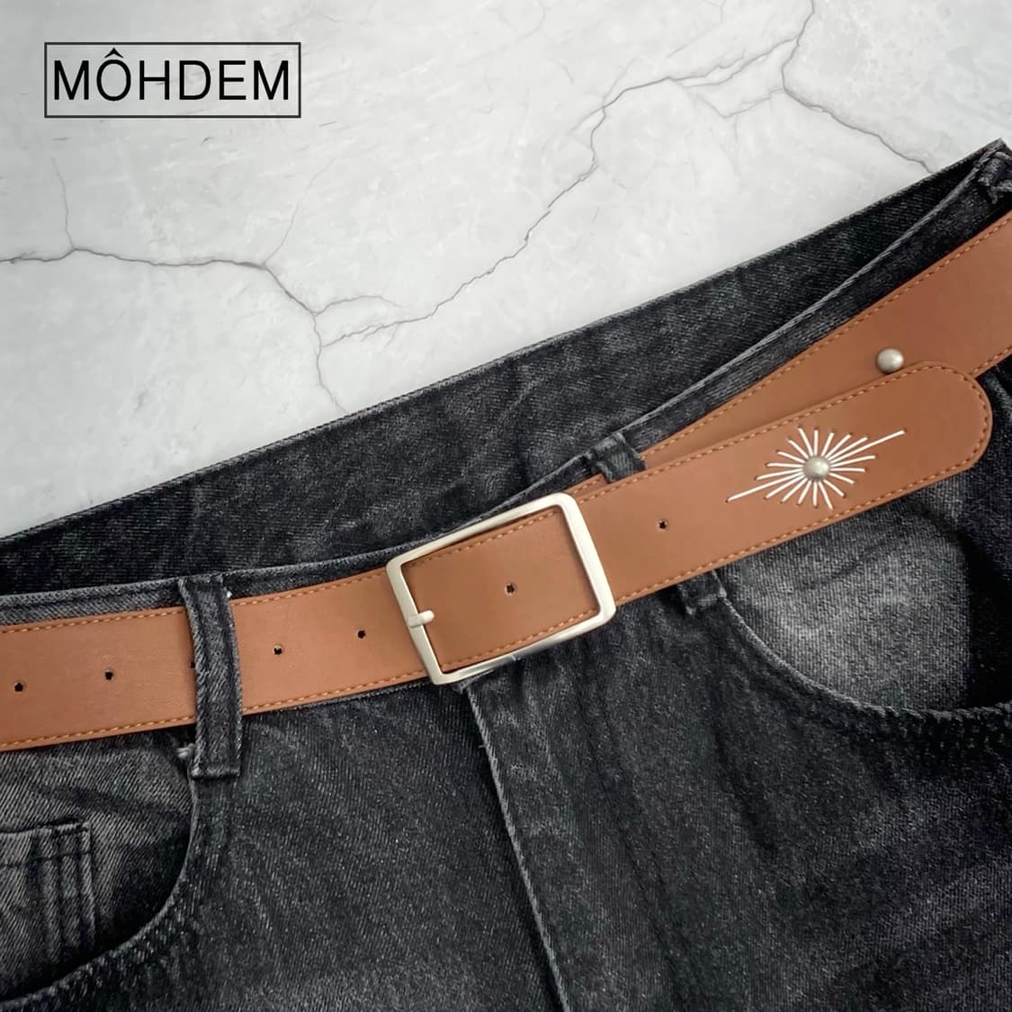 [(Unisex] 웨스턴 클래식 자수 벨트 상품이미지4