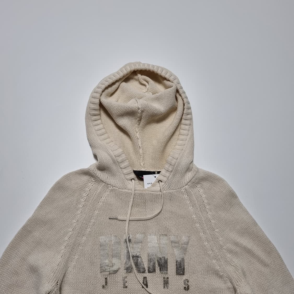 DKNY 딱붙핏 니트 후드  상품이미지3