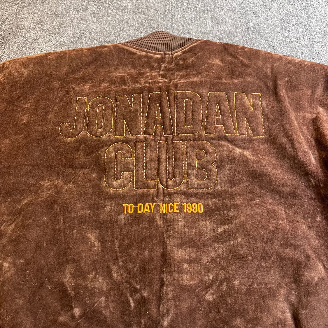 JONADAN CLUB 벨벳 봄버 자켓 상품이미지6