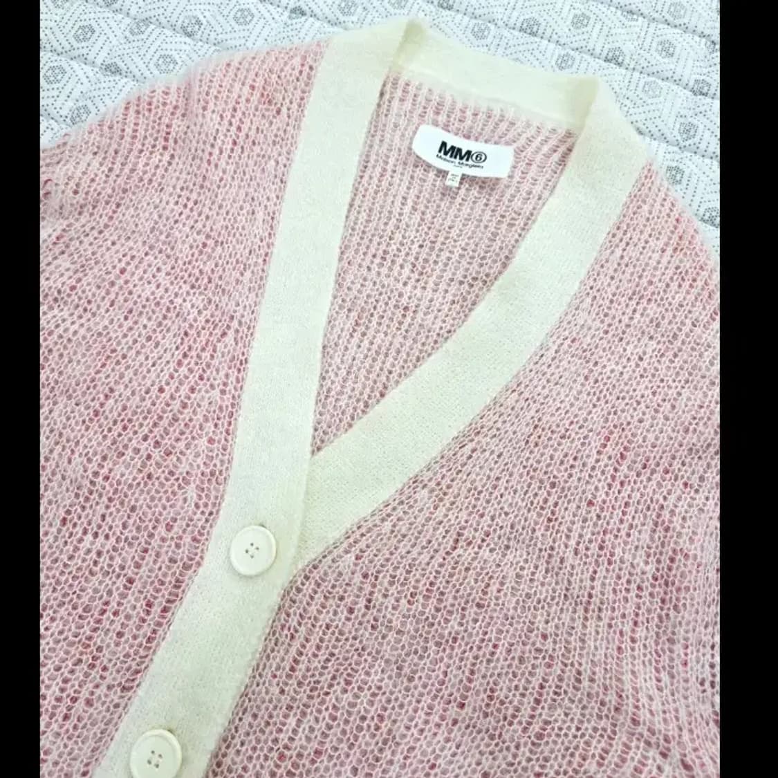 MM6 메종마르지엘라 핑크 가디건 55 상품이미지3