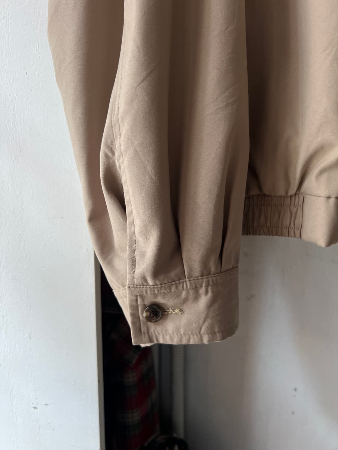 [M]폴로 랄프로렌 체크 라이닝 베이지 드리즐러 자켓 상품이미지5