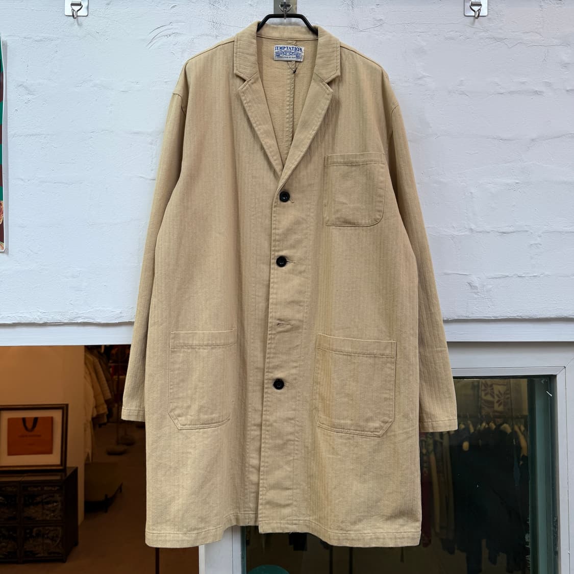 Temptation 헤링본 워크 코트  상품이미지1