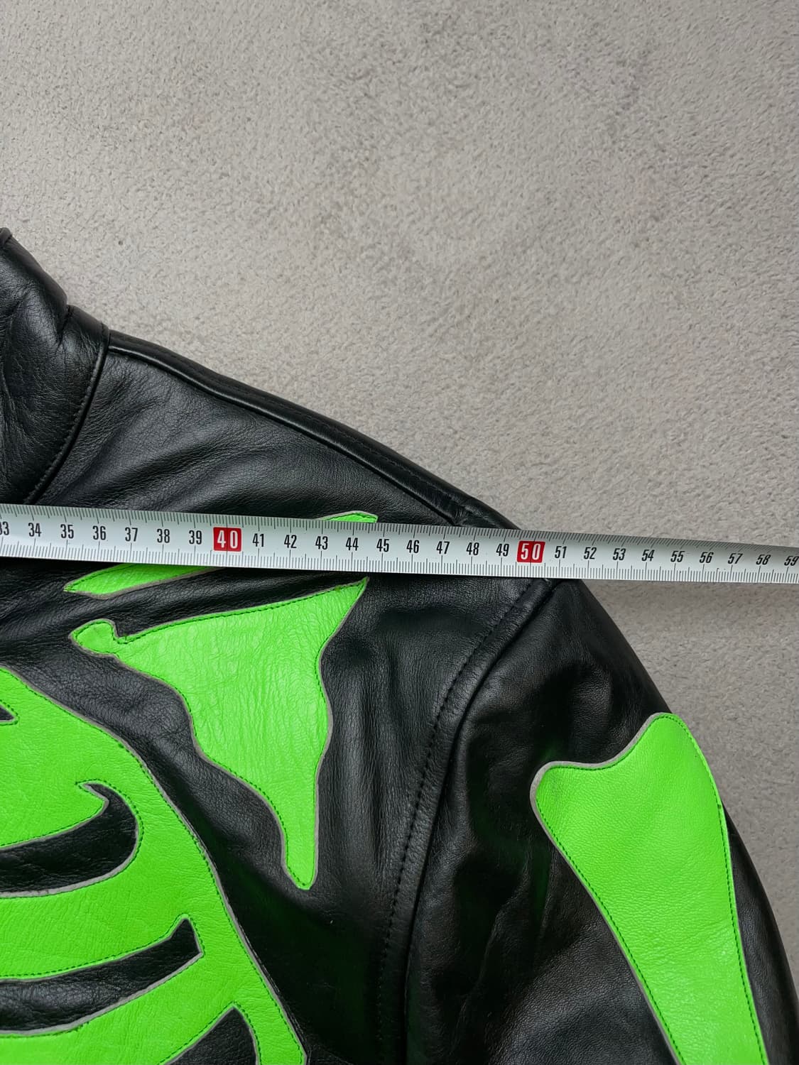 [택 X ] 스켈레톤 소가죽자켓 -100-105 (밴슨 스타일) 상품이미지5