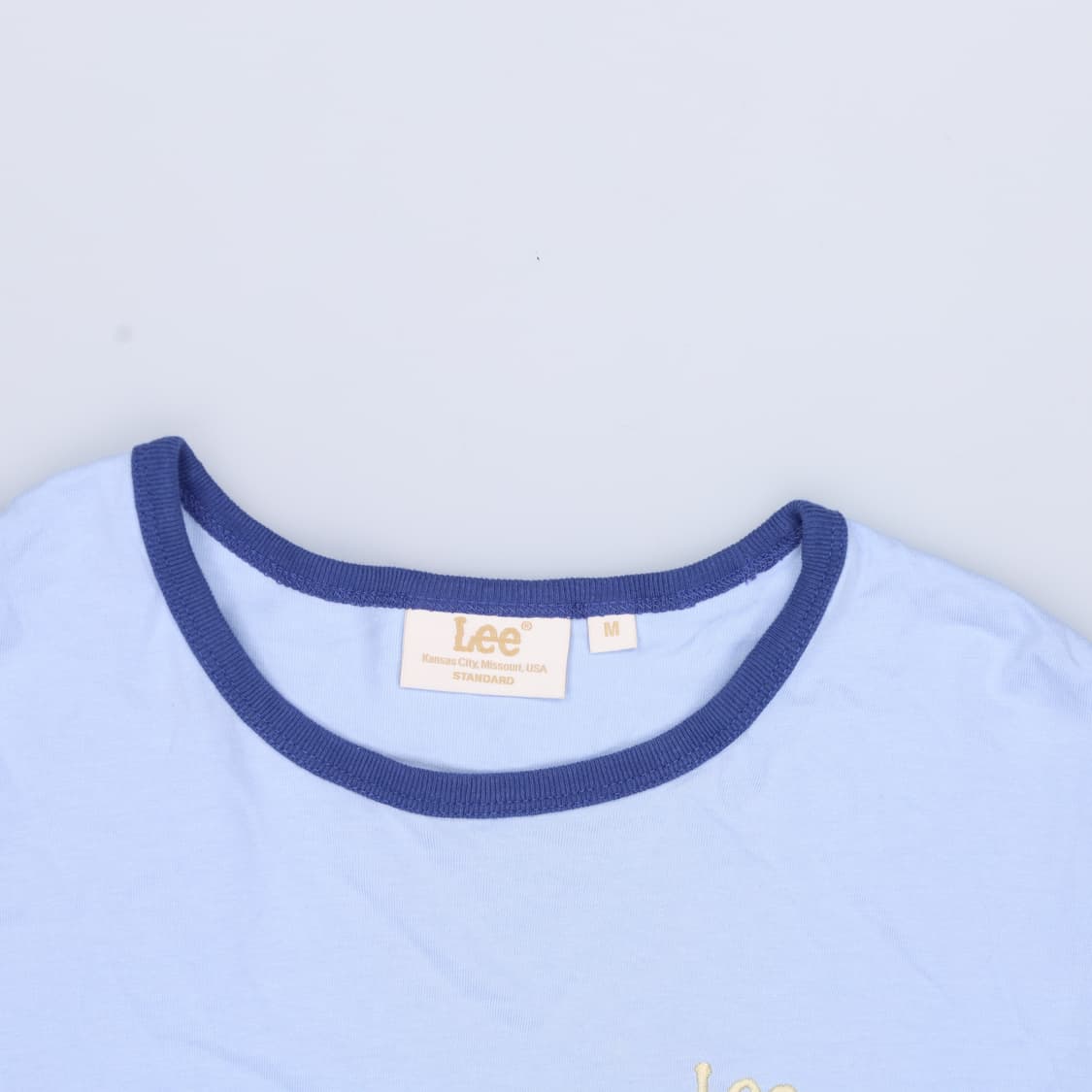 M 신형 LEE 여성 크롭반팔티 0403H1 상품이미지3