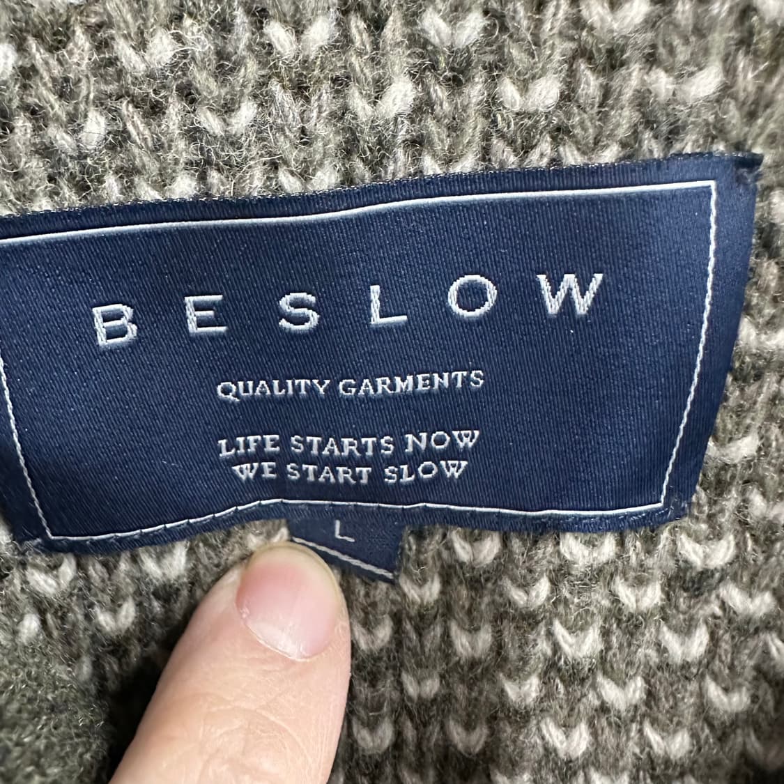 100 비슬로우 밀리터리 카모 남자 하프 가디건 상품이미지3